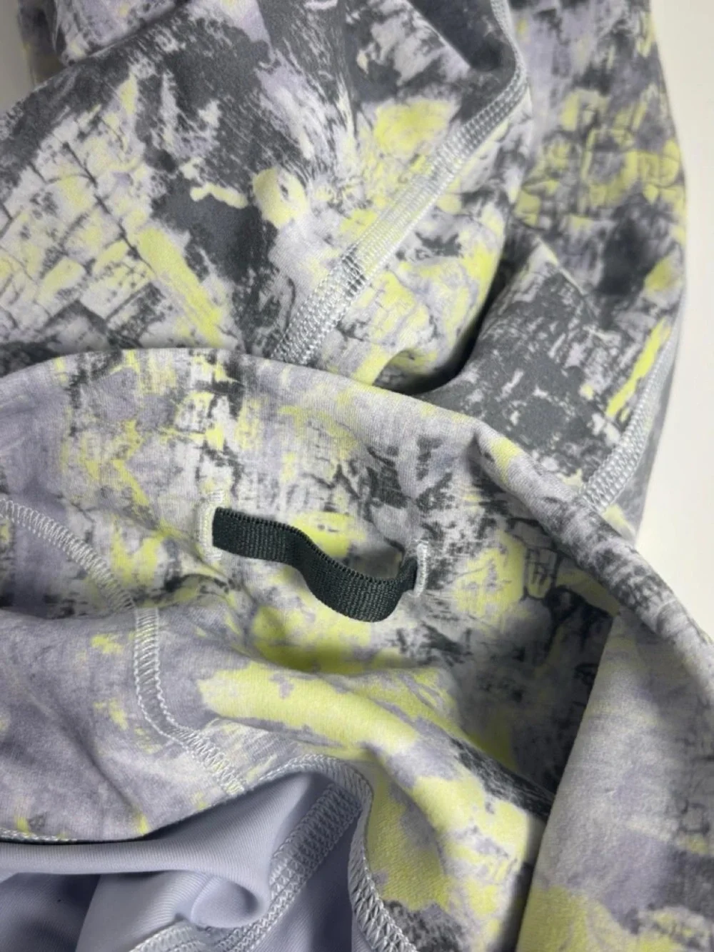 lululemon athletica Gray & Yellow Patterned Leggings